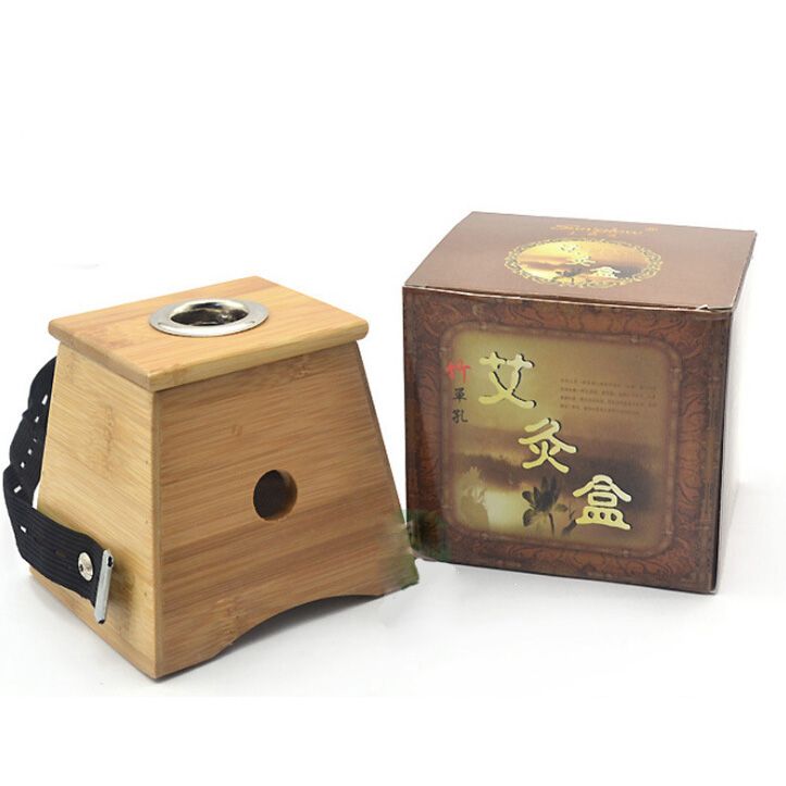 Moxa wooden box with 1 hole