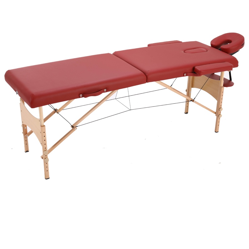 Wooden massage table