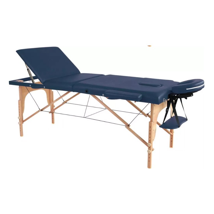 Wooden massage table