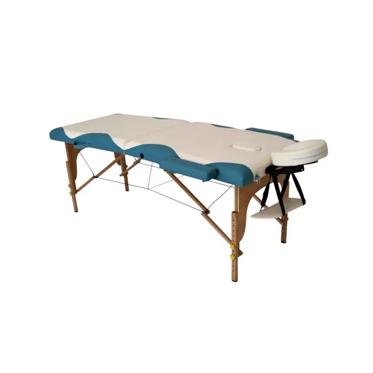 Wooden massage table