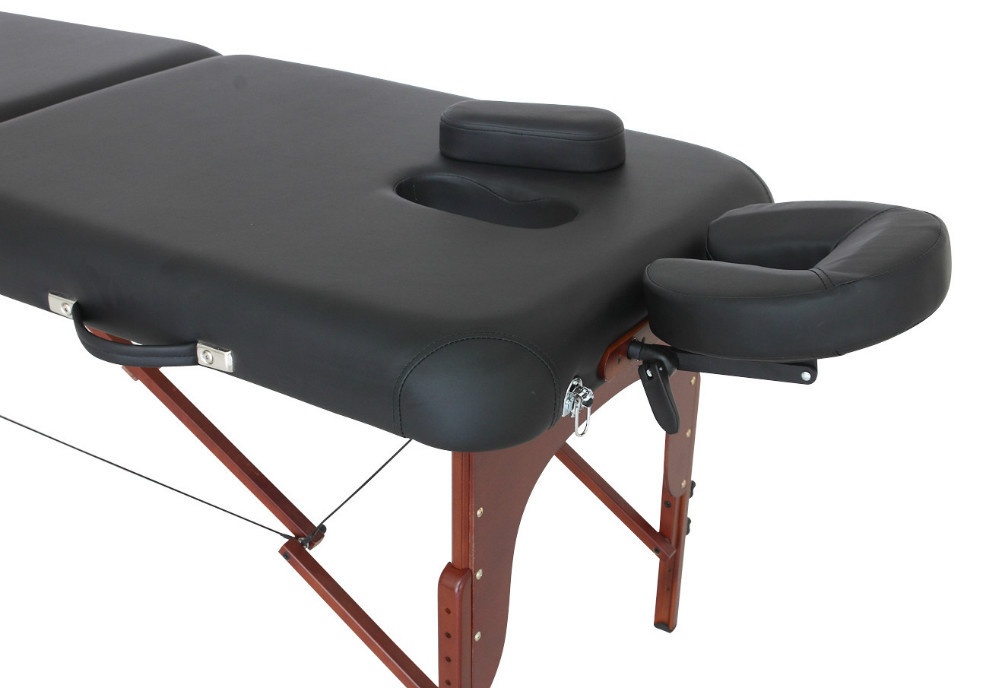 Wooden massage table