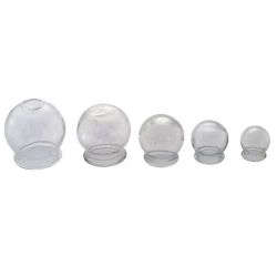 Glass cupping cup