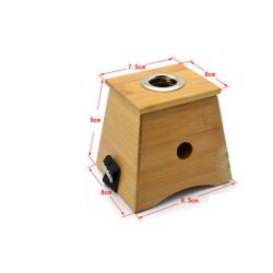 Moxa wooden box with 1 hole