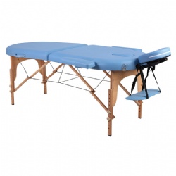 Wooden massage table