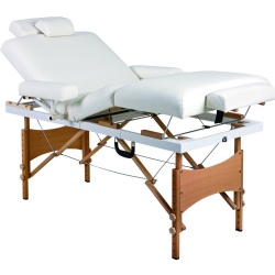 Wooden massage table