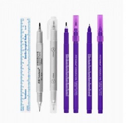 Disposable medical skin maker pen